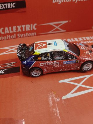 Scalextric Citroen Xsara  efecto Nieve digital Sys