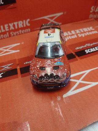 Scalextric Citroen Xsara  efecto Nieve digital Sys