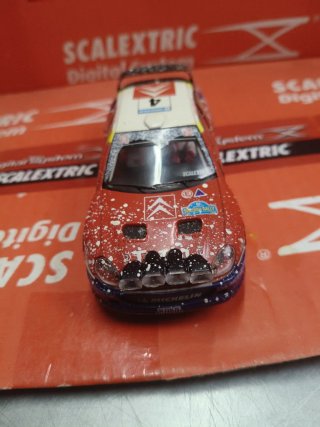 Scalextric Citroen Xsara  efecto Nieve digital Sys