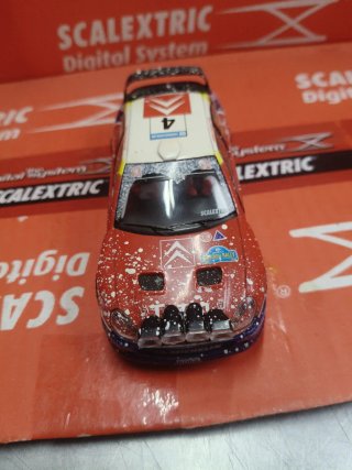 Scalextric Citroen Xsara  efecto Nieve digital Sys