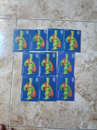 Lote 10 cromos tarjetas Space Jam Danone.