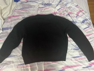Jersey H&M negro con cordones Talla M