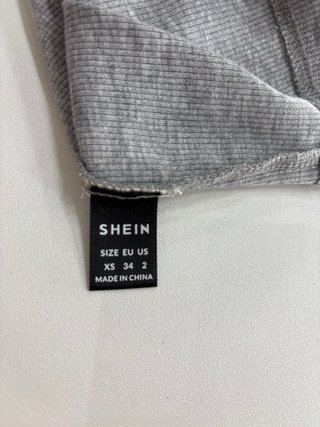 Top Shein Gris Talla XS