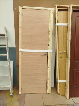 Puerta de paso madera