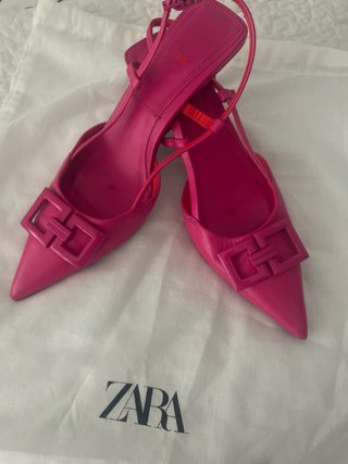 Zapatos Zara Mujer Rosa Talla 36