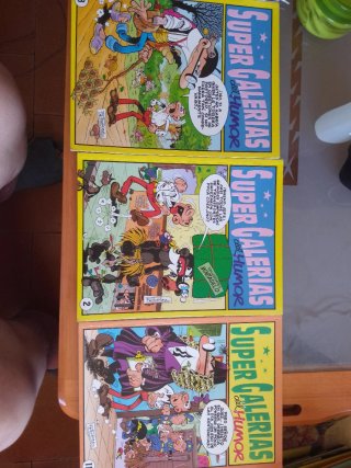 Lote 3 cómics Super Galerías del Humor