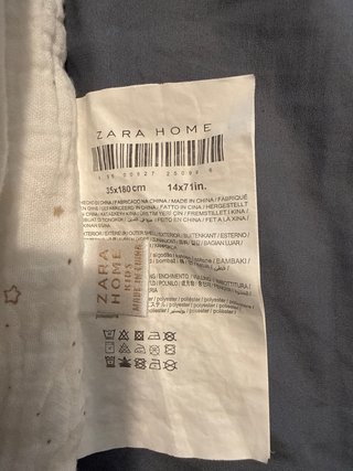 Chichonera para cuna con estrellas del zara home