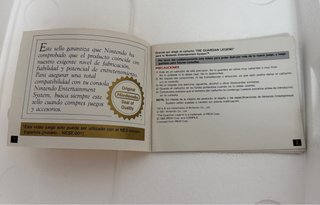 Manual The Guardian Legend NES-GD-ESP-1