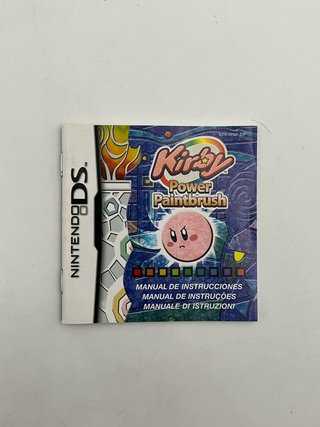 Kirby Power Paintbrush Nintendo DS