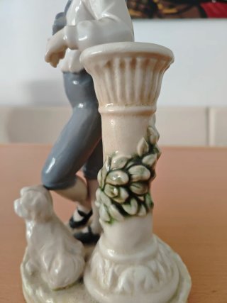 Figura Porcelana Nadal - Niño Marinero con Perro