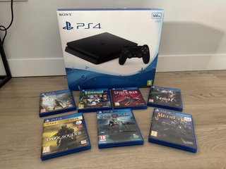 PS4 Slim 500GB + 7 Juegos