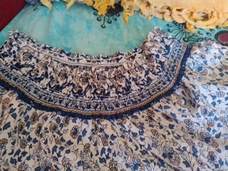 Camicetta Boho Floreale Taglia Unica