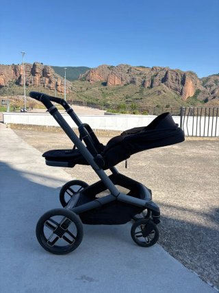 Carrito + Capazo Negro