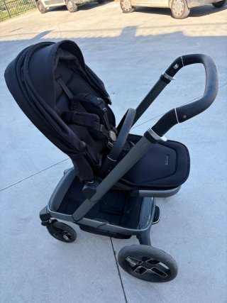 Carrito + Capazo Negro