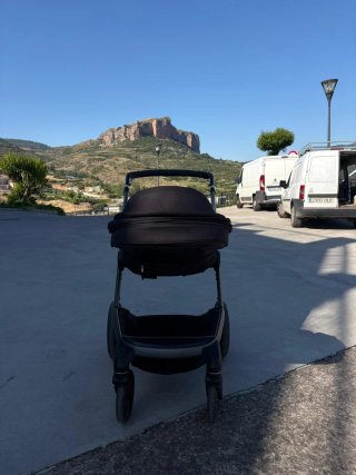 Carrito + Capazo Negro