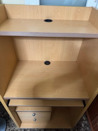 Mueble ordenador e impresora