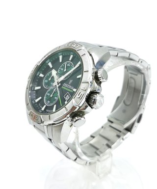 Reloj Festina Chronograph Acero Verde Hombre