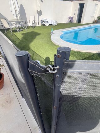 Red de seguridad para piscina (2 años uso)