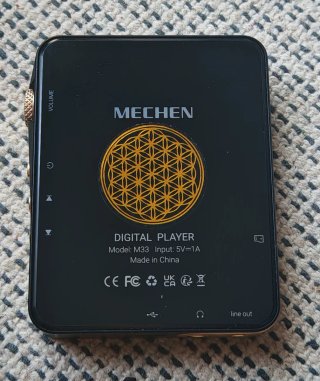 Mechen M33 MP3 Hi-Fi  Bluetooth +50h batería