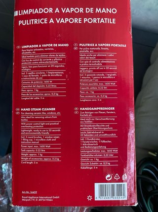 Limpiador a vapor Dirt Devil 1600W