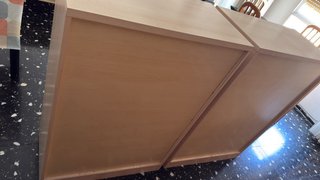 Cómodas madera clara 7 cajones (2 unidades)