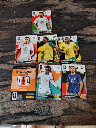 7 Cromos Panini FIFA World Cup 2026