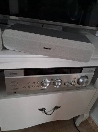 Amplificador Aiwa + 5 altavoces Sony