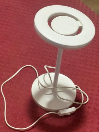 Lámpara LED de escritorio blanca