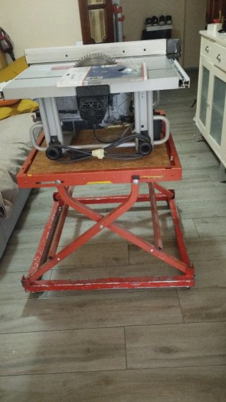 Mesa de corte para carpintería