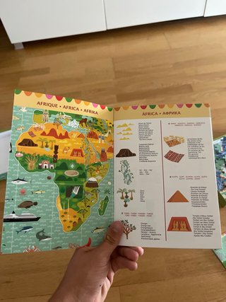 Puzzle Djeco 200 piezas Mapa del Mundo