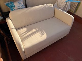 Sofá Ikea Beige 2 Plazas