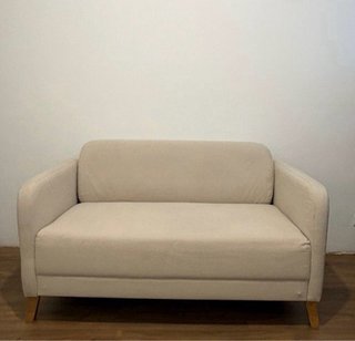 Sofá Ikea Beige 2 Plazas