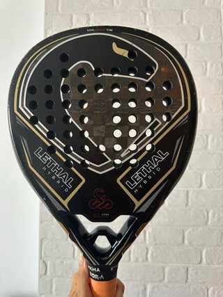 Pala Padel Vibora Lethal Hybrid alba Galan