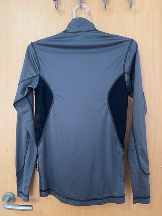 Maillot Ciclismo Btwin Gris Media Cremallera