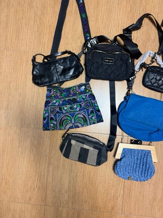 Lote de 7 bolsos