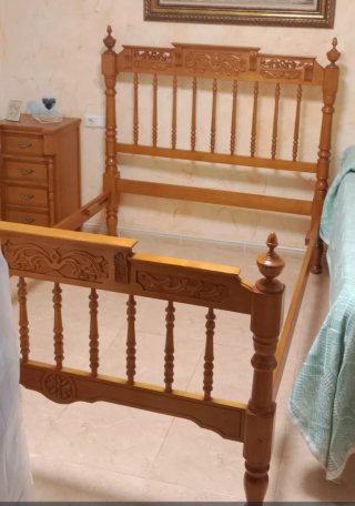 Dormitorio de madera