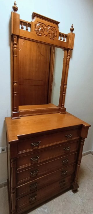 Dormitorio de madera
