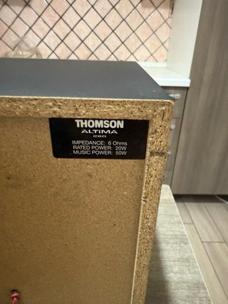 Stereo Thomson con casse vintage