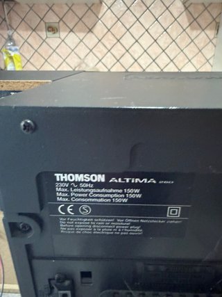 Stereo Thomson con casse vintage