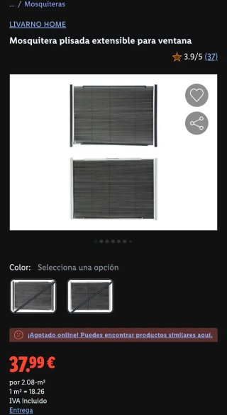 2 Mosquiteras extensibles plisadas nuevas