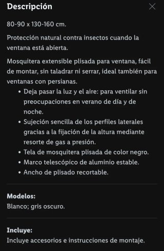 2 Mosquiteras extensibles plisadas nuevas