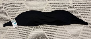 Sujetador bikini bandeau negro