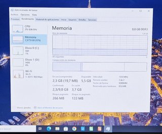 Portátil HP i3 620GB SSD 8GB RAM