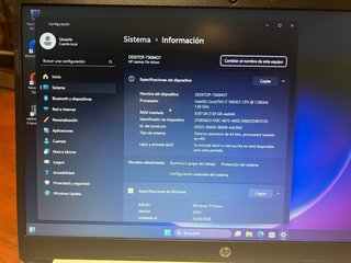 Hp i7 10ª Gen SSD Argento