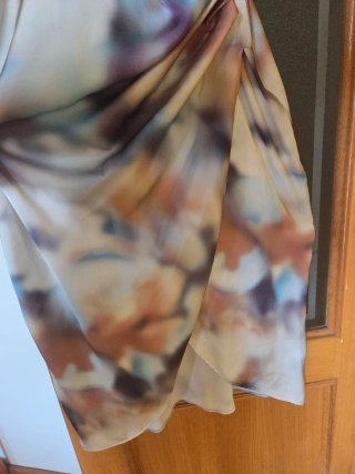 Vestido Zara estampado acuarela