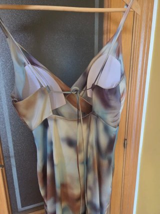 Vestido Zara estampado acuarela