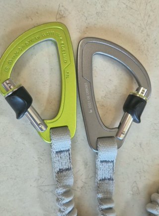 Disipador VF Edelrid + mosqueton ancla