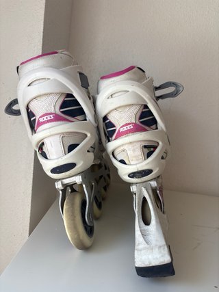 Patines Roces Blancos y Rosas Talla 39