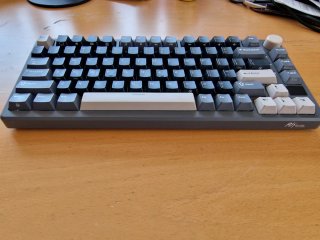 Teclado Mecánico RK M75 Gris/Blanco