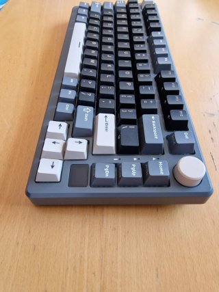 Teclado Mecánico RK M75 Gris/Blanco